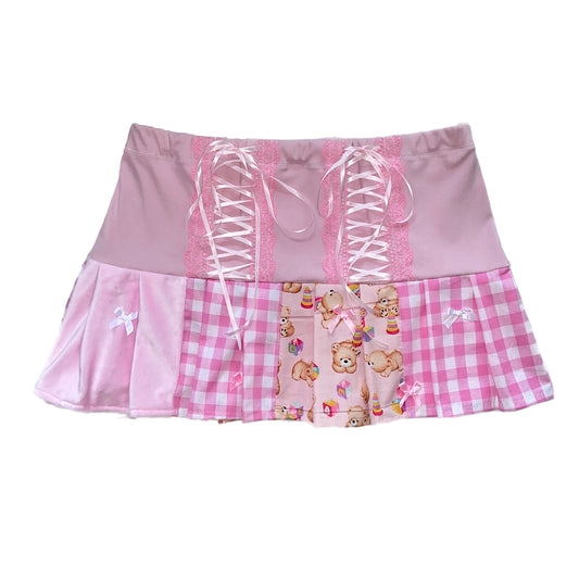 pink teddy skirt 2X-3X