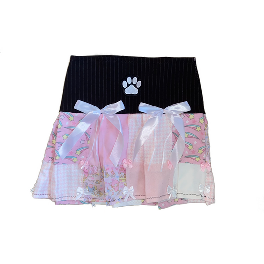 pawgirl pinstripe skirt ✰ S